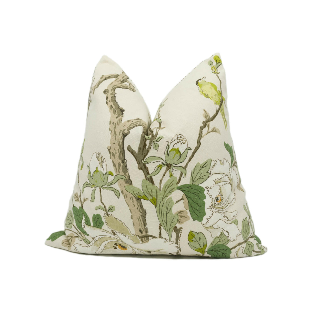 GP & J Baker - Tree Peony - Cream / Ivory / Sand - Classic Elegant Floral Cushion Cover - Handmade Throw Pillow - Designer Home Décor.