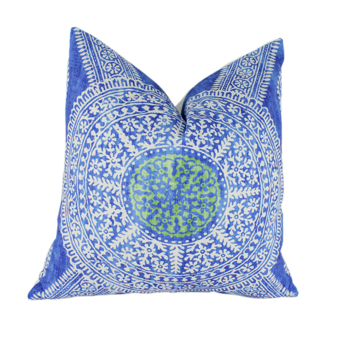 Thibaut - Stonington - Blue / Green - Cushion Cover Pillow Throw Stunning Home Decor.