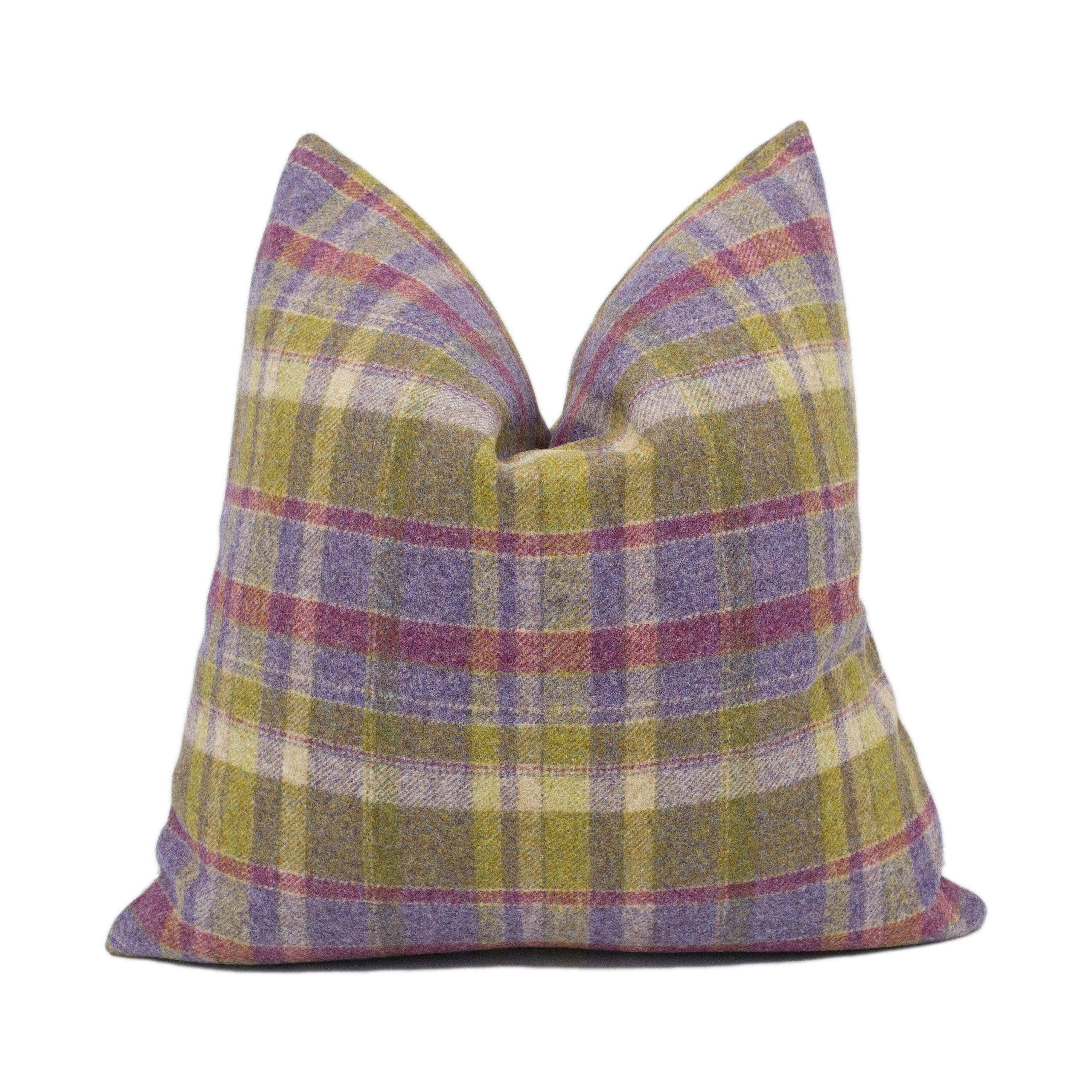 Abraham Moon Gosford Grape Wool Cushion Cover – 20x20