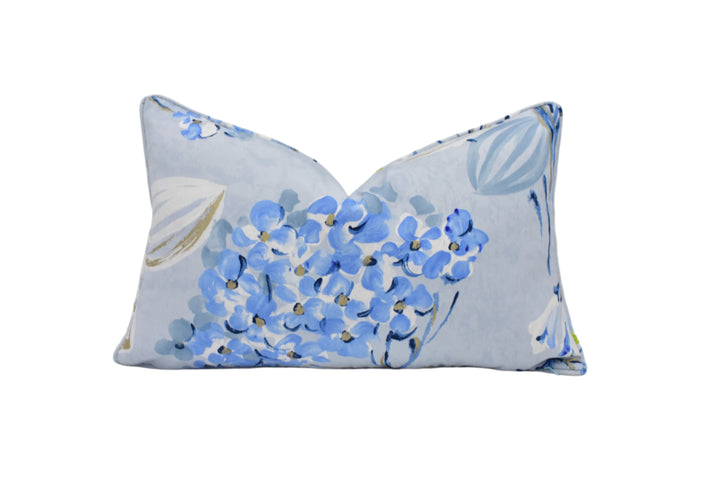 Designers Guild - Kimono Blossom - Delft - Stunning Metallic Effect Cushion Cover Throw Pillow Handmade Designer Home Decor