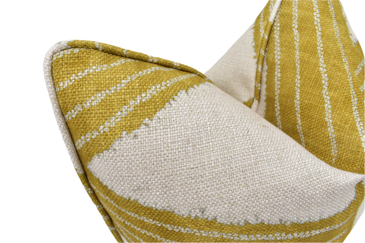 Zoffany – Kanoko – Gold – Cushion Cover – Artisan Linen Texture Japanese Shibori