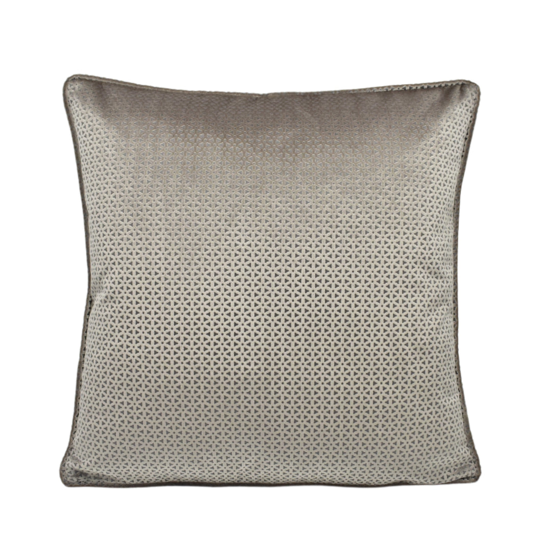Clarke &amp; Clarke – Loreto – Taupe – Cushion Cover – Diamond Pattern Velvet