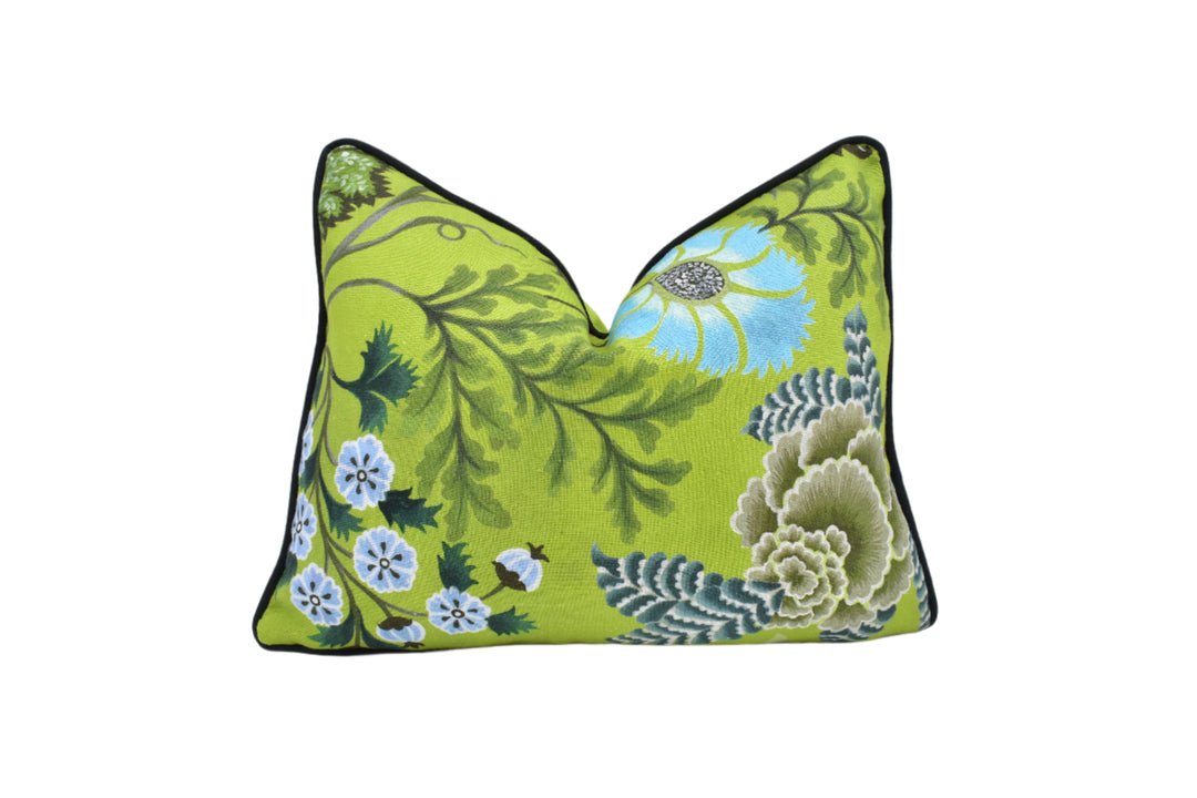 Designers Guild - Brocart Decoratif - Moss - Lavish Paisian Brocarde Cushion Cover