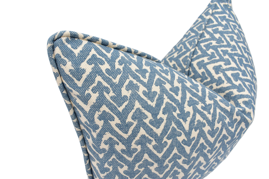 Fermoie - Rabanna - 269 - Geometric Blue Chevron Accent