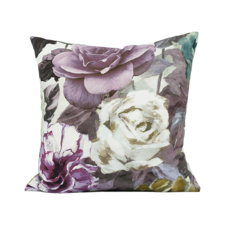 Designers Guild - Pandora II - Heather - Striking Modern Floral Cushion Cover - Handmade Throw Pillow - Designer Home Décor.
