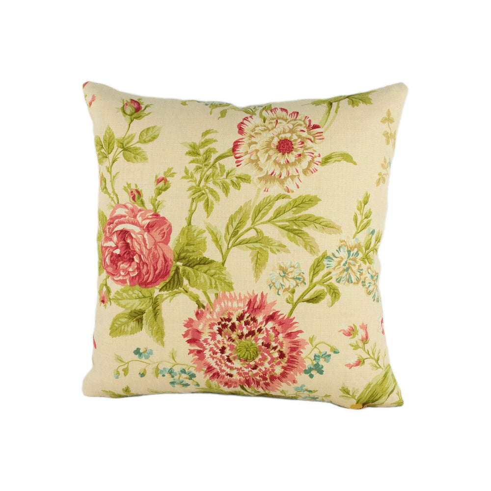 Sanderson - Elouise - Willow / Pink - Stunning Designer Cushion Cover Home Décor Throw Pillow.