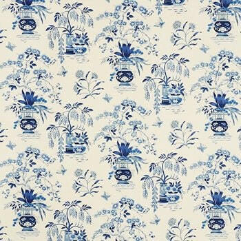 Schumacher - Ming Vase - Porcelain - Traditional Chinese Chinoiserie Designer Cushion Cover - Handmade Throw Pillow Designer Home Decor.