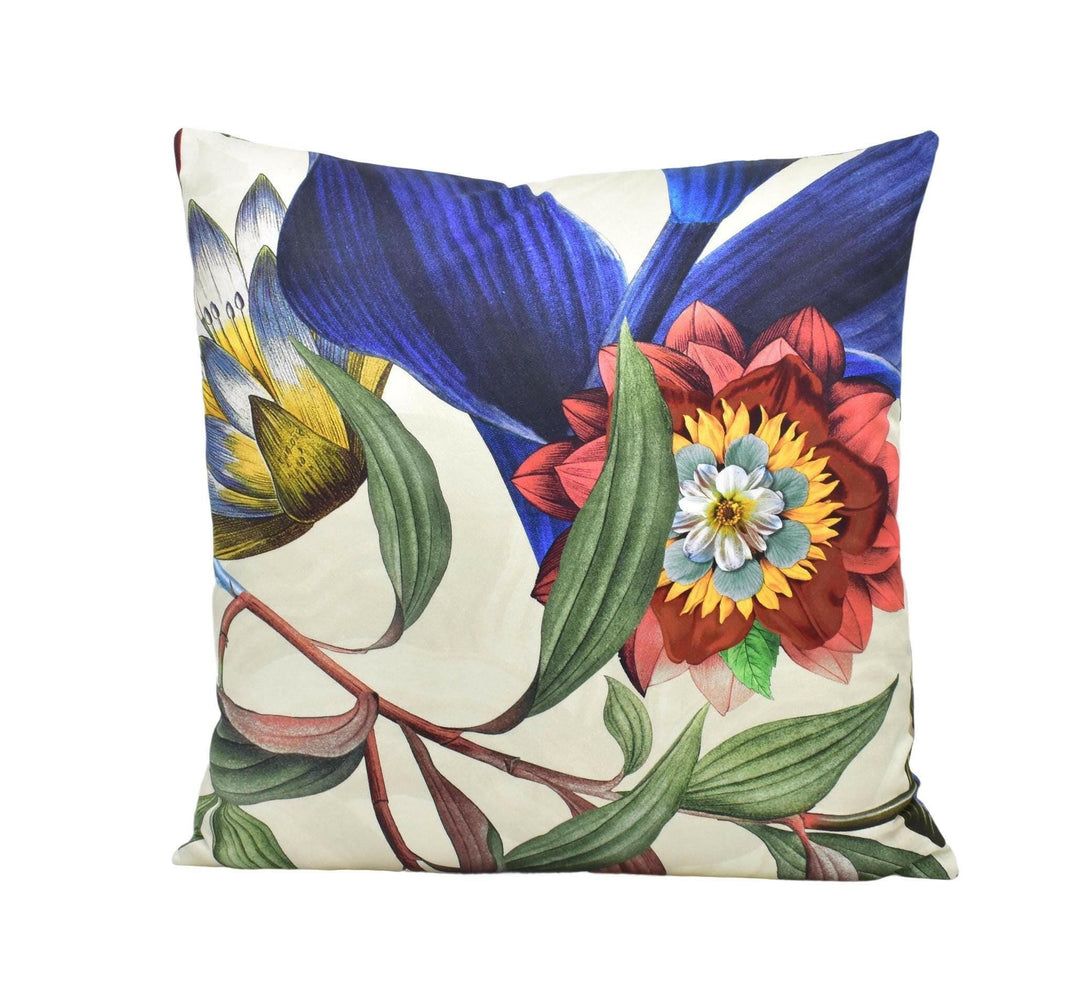 Designers Guild x Christian Lacroix - Atlantis - Aube - Dreamlike Abstract Floral Cushion Cover - Striking Botanical Pillow Cover Colourful.