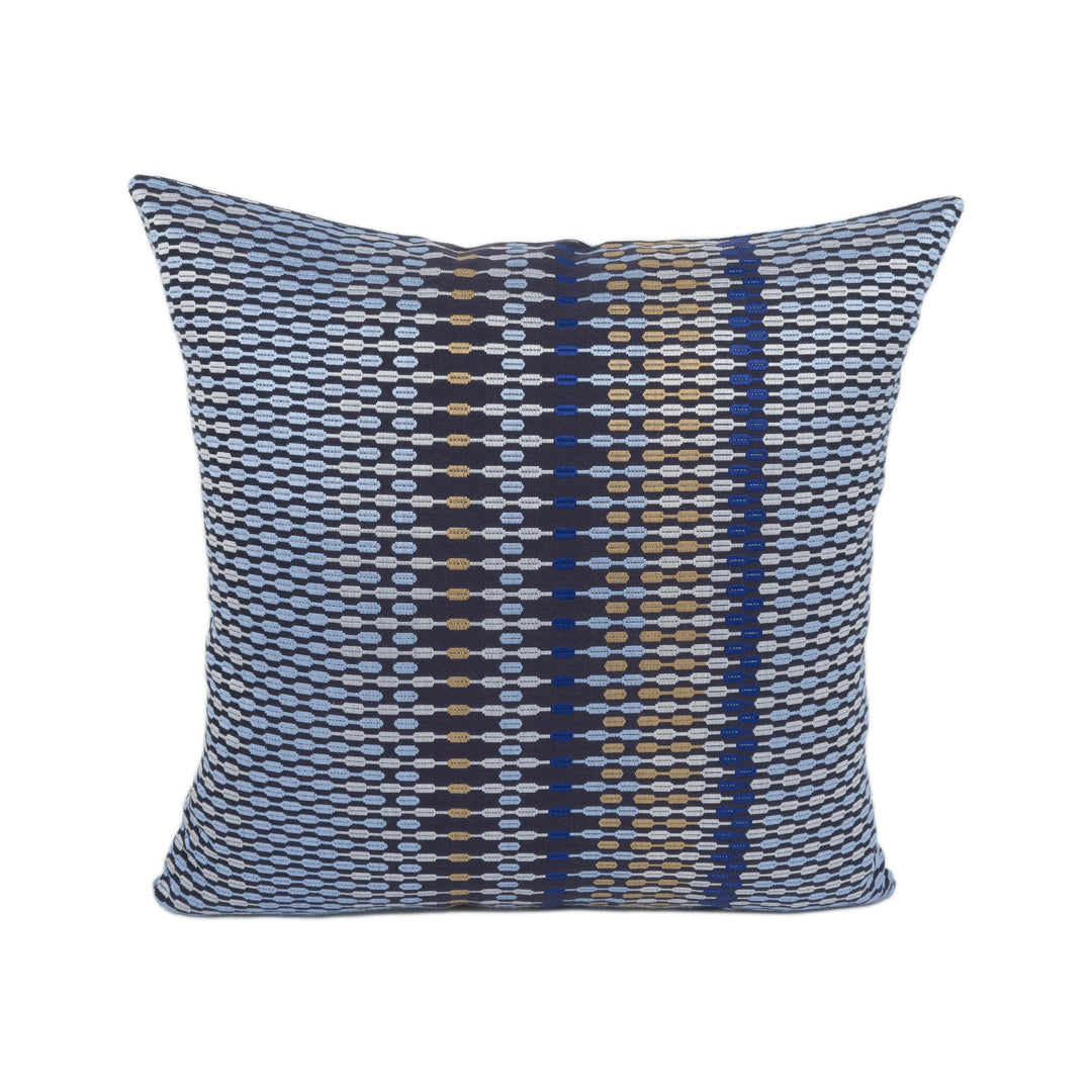 Harlequin - Array - Old Navy Denim / Bluebell / Slate - Unique Woven Effect Cushion Cover Throw Pillow Designer Home Decor.