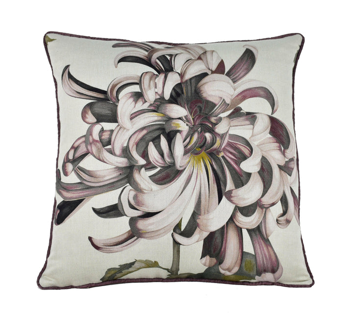 Zoffany - Evelyn - 3 Colourways Available - Rose Quartz / Koi Vine Black / Tigers Eye - Floral Cushion Cover - Handmade Designer Pillow.