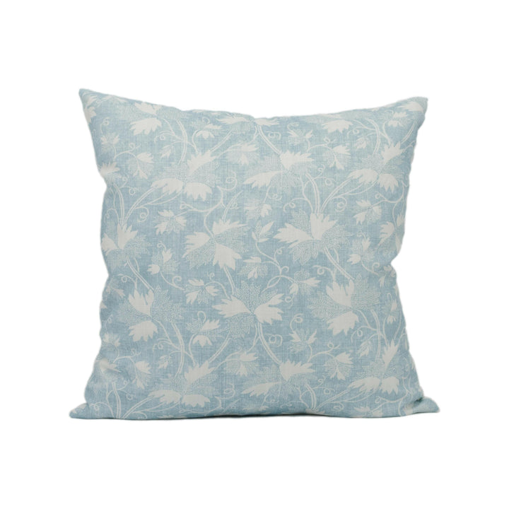 Thibaut - Chester - Seaglass - Bright Floral Batik Inspired Cushion Cover - Handmade Throw Pillow - Designer Home Décor.