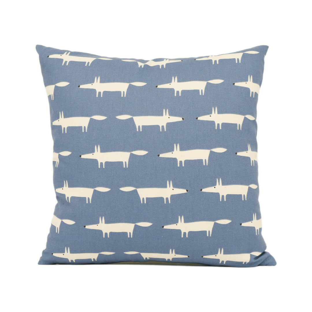 Scion - Little Fox - 4 Colourways to Choose From - Super Cute Mini Mr Fox Cushion Cover - Handmade Throw Pillow Designer Home Decor.