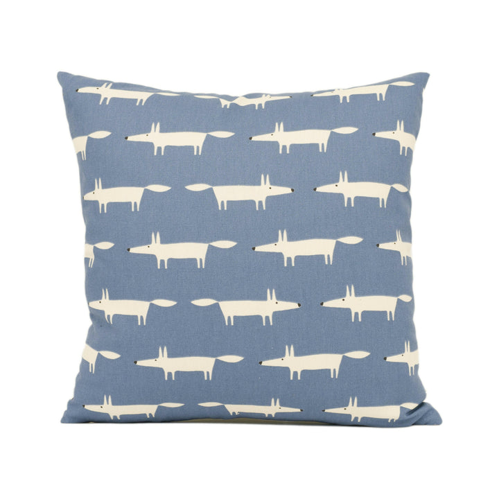 Scion - Little Fox - 4 Colourways to Choose From - Super Cute Mini Mr Fox Cushion Cover - Handmade Throw Pillow Designer Home Decor.