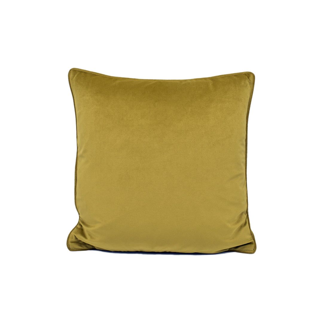 Clarke &amp; Clarke - Alvar - Olive - Incredibly Soft Versatile Matte Finish Designer Velvet Cushion Cover - Luxury Throw Pillow Handmade