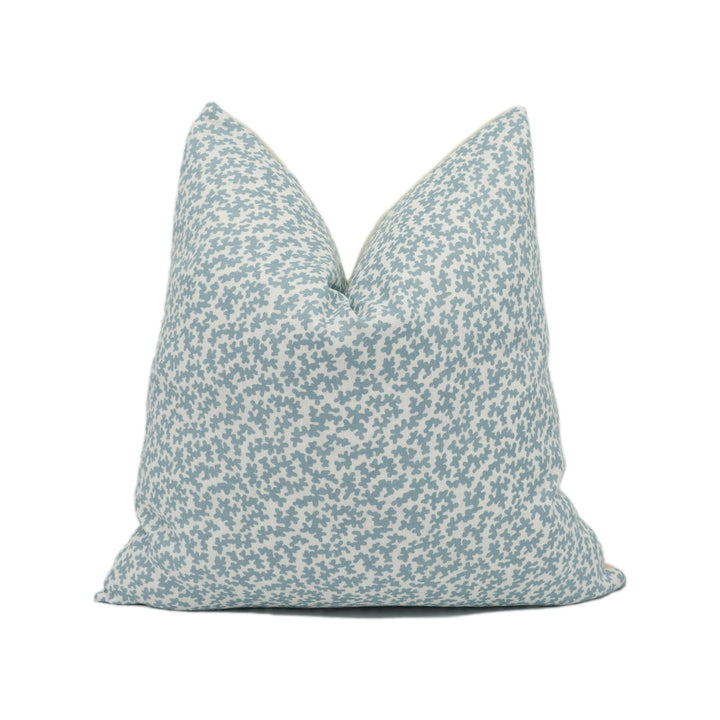 Colefax and Fowler - Seaweed - Aqua - Intricate Coral Reef Truffle Designer Cushion Cover - Fresh Luxury Throw Pillow - Handmade Home Decor.