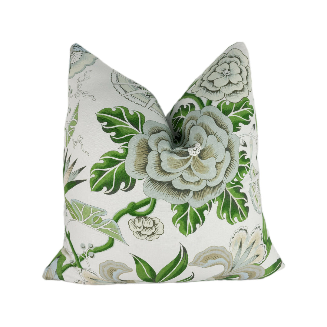 Anna French x Thibaut - Cleo - Green / White - Stunning Cushion Cover Pillow Throw Designer Home Decor.