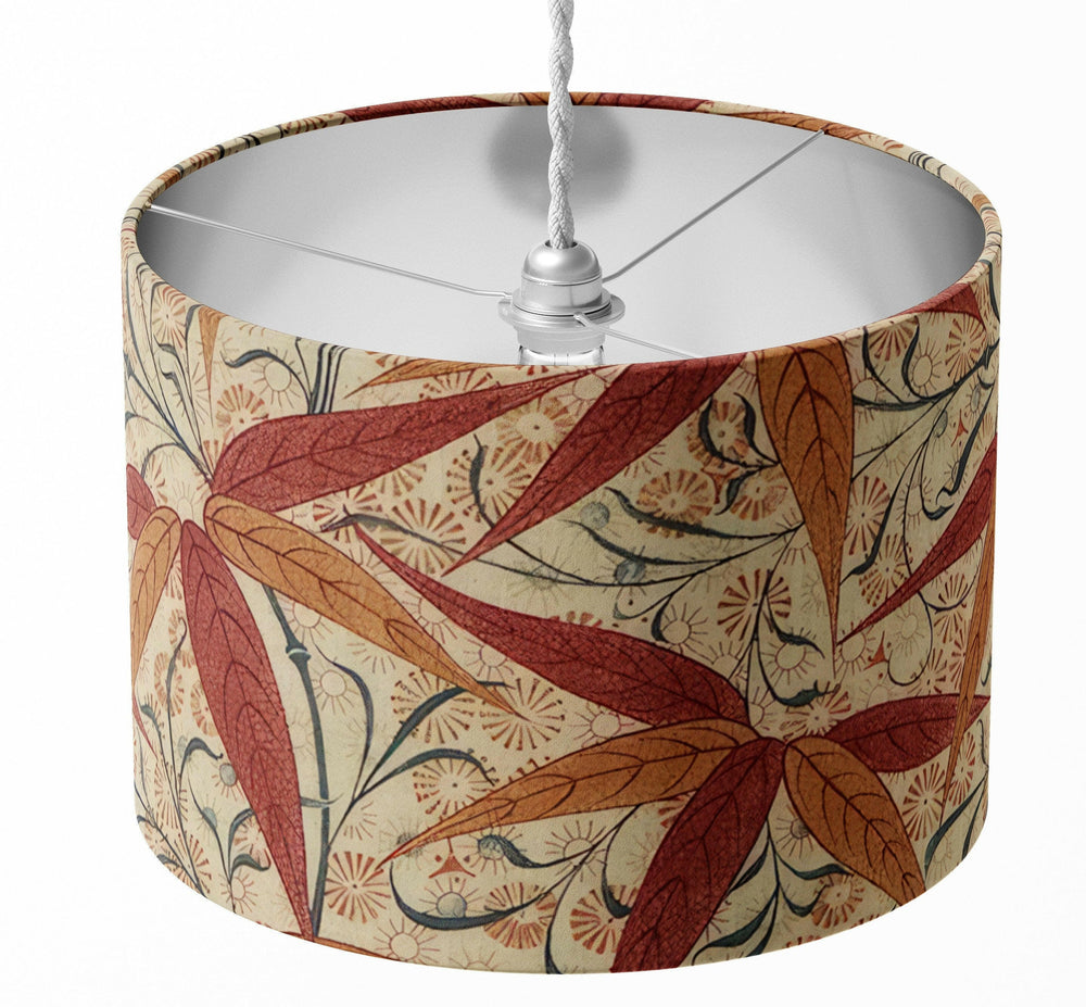 William Morris - Bamboo  - Russet / Siena - Lampshade - Ceiling shade - Stunning Handmade.