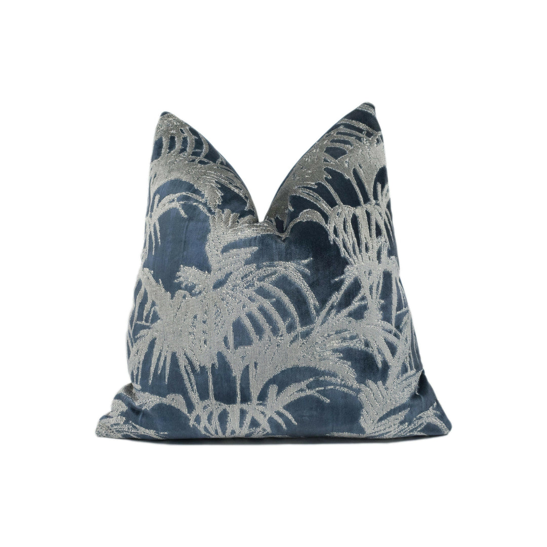 Clarke & Clarke - Tropicale - Midnight - Stunning Velvet Cushion Cover Throw Pillow Designer Home Décor.