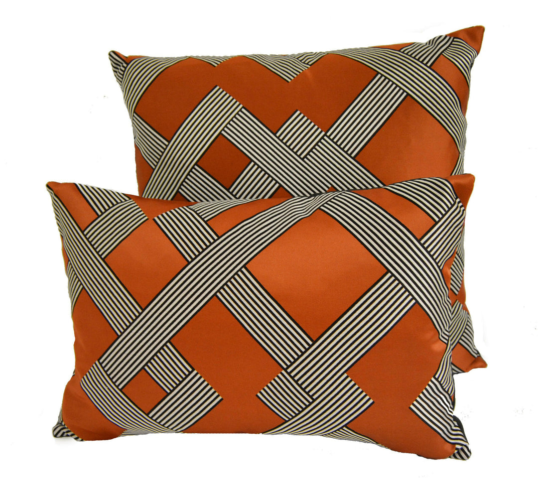 Manuel Canovas - Derain - Orange - Stunning Designers Cushion Cover Home Decor Throw Pillow.