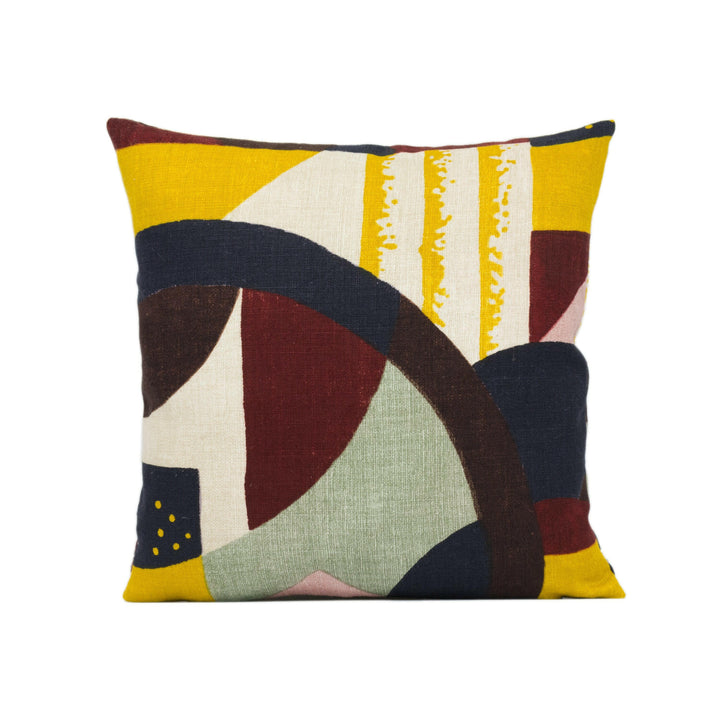 Zoffany - Abstract 1928 - Multi - Bold Bauhaus Influenced Cushion Cover Handmade Throw Pillow Designer Home Décor.
