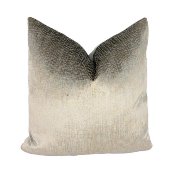 Harlequin - Osamu - Oatmeal - Lustrous Mesh Effect Velvet Cushion Cover Throw Pillow Handmade Designer Home Decor.