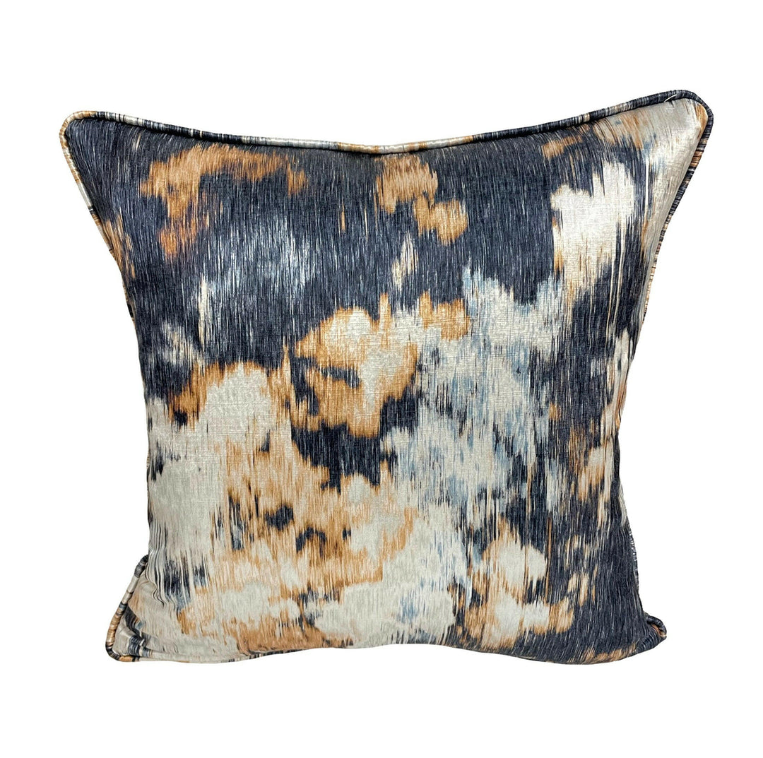 Harlequin - Diffuse - Ink / Copper - Cushion Cover Throw Pillow Clarke and Clarke Designer Home Decor.