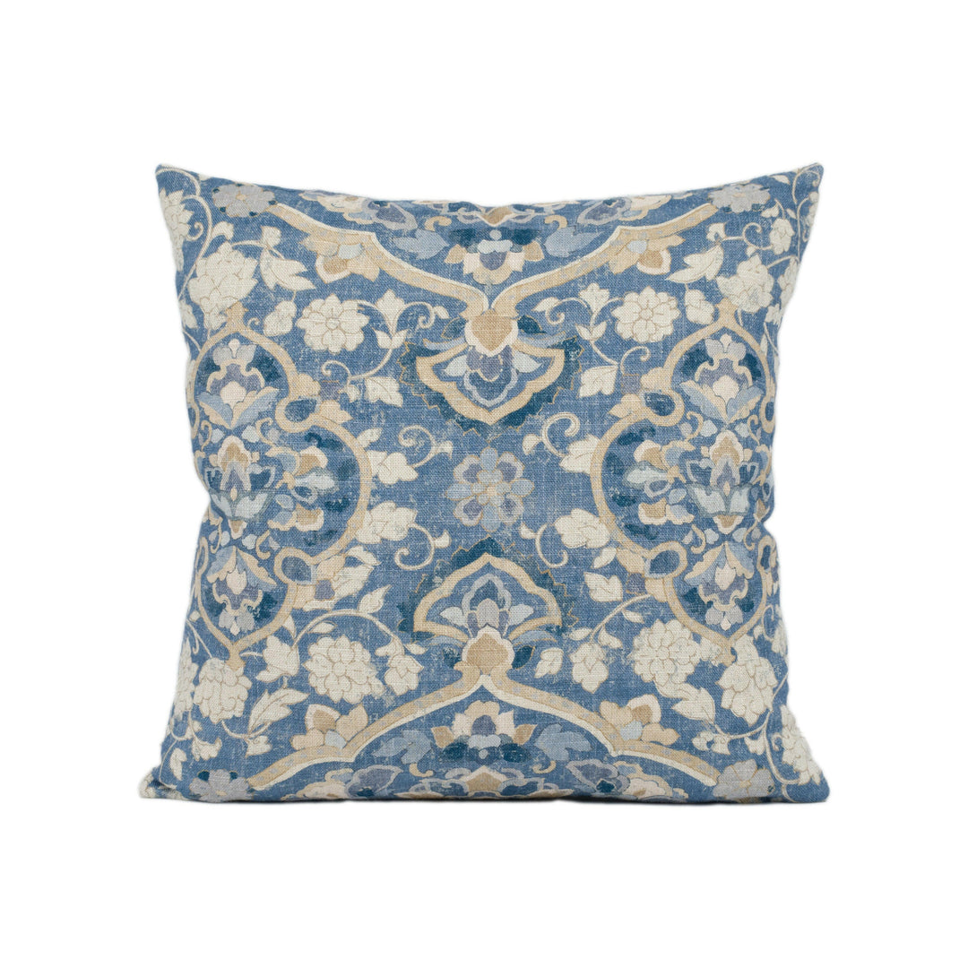GP & J Baker - Kiana - Blue - Stunning Cushion Cover Handmade Throw Pillow Designer Home Décor.