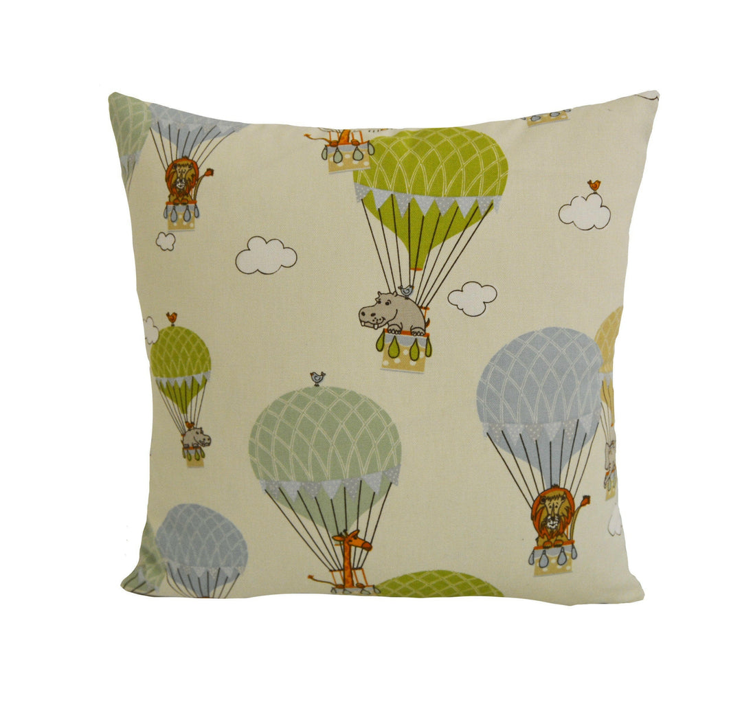 Fryetts - Zoo Animals - Multi - Cushion Cover Throw Pillow.