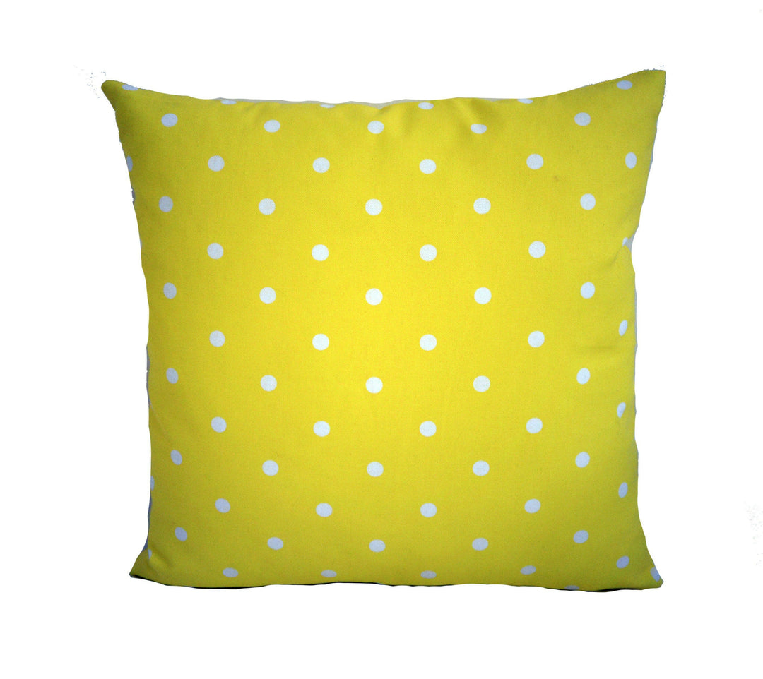 Clarke & Clarke x Studio G  - Dotty - Yellow - Lovely Simple Dotted Cushion Cover Throw Pillow Designer Home Decor.