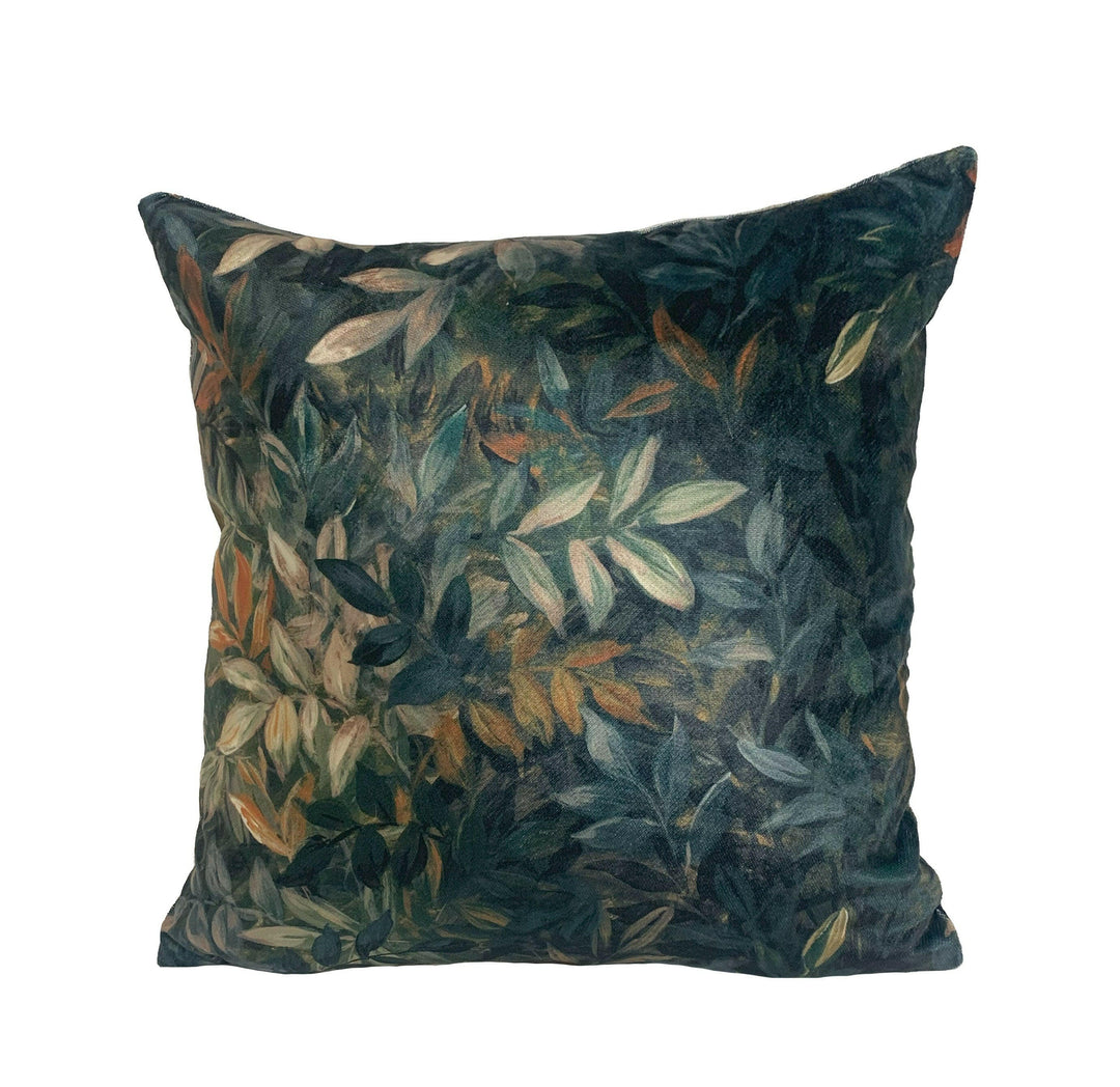 Clarke and Clarke - Congo - Antique Velvet - Dramatic Tropical Rainforest Designer Cushion Cover - Luxury Throw Pillow - Handmade Home Decor.