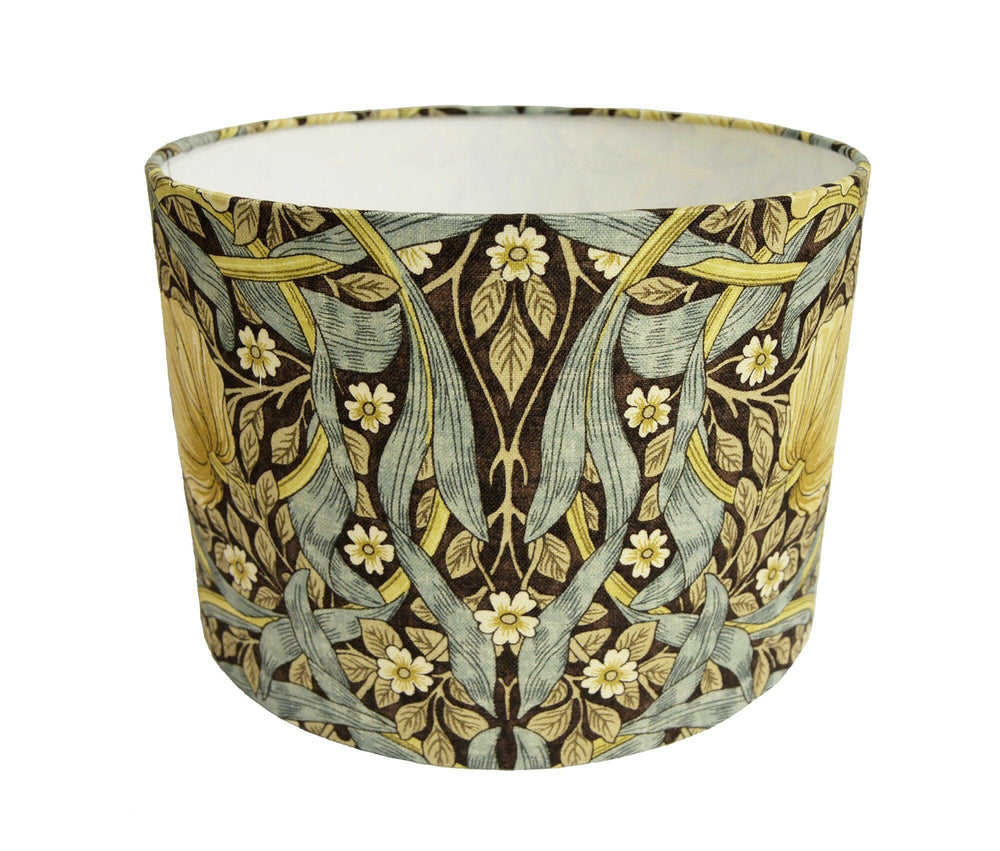 William Morris - Pimpernel - Bullrush / Slate - Lampshade Stunning Handmade Designer Home Decor.