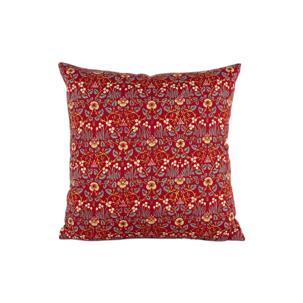 William Morris - Eye Bright - Red - Stunning Designer Cushion Cover Home Décor Throw Pillow.