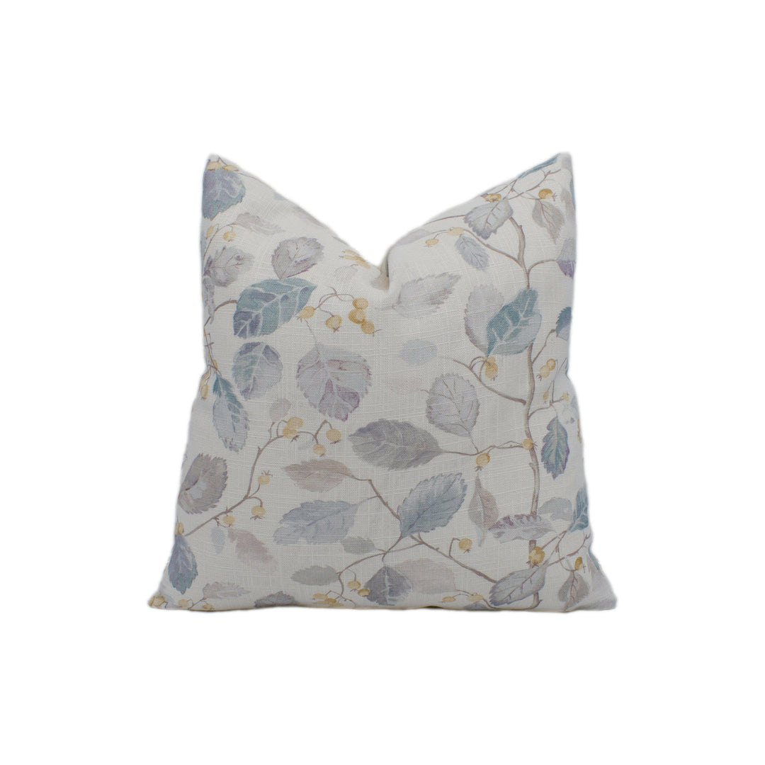 Sanderson - Woodland Berries - Grey / Silver - Stunning Designer Cushion Cover Home Décor Throw Pillow.