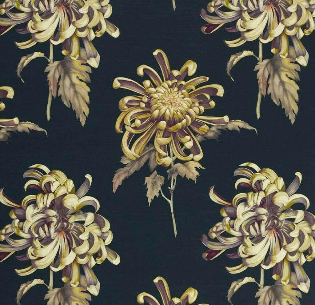 Zoffany - Evelyn - 3 Colourways Available - Rose Quartz / Koi Vine Black / Tigers Eye - Floral Cushion Cover - Handmade Designer Pillow.