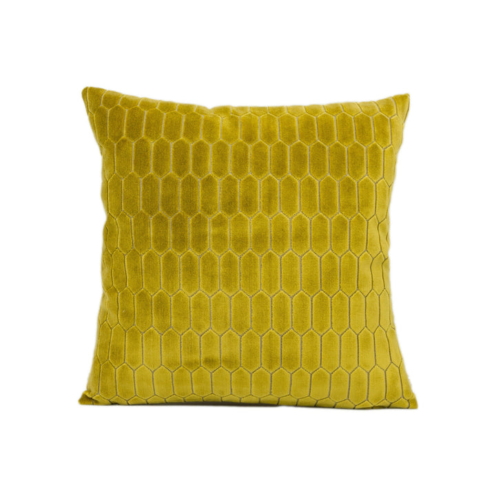 Kai - Rialta - Pollen - Elegant Velvet Designer Cushion Cover Handmade Throw Pillow Stunning Home Décor.