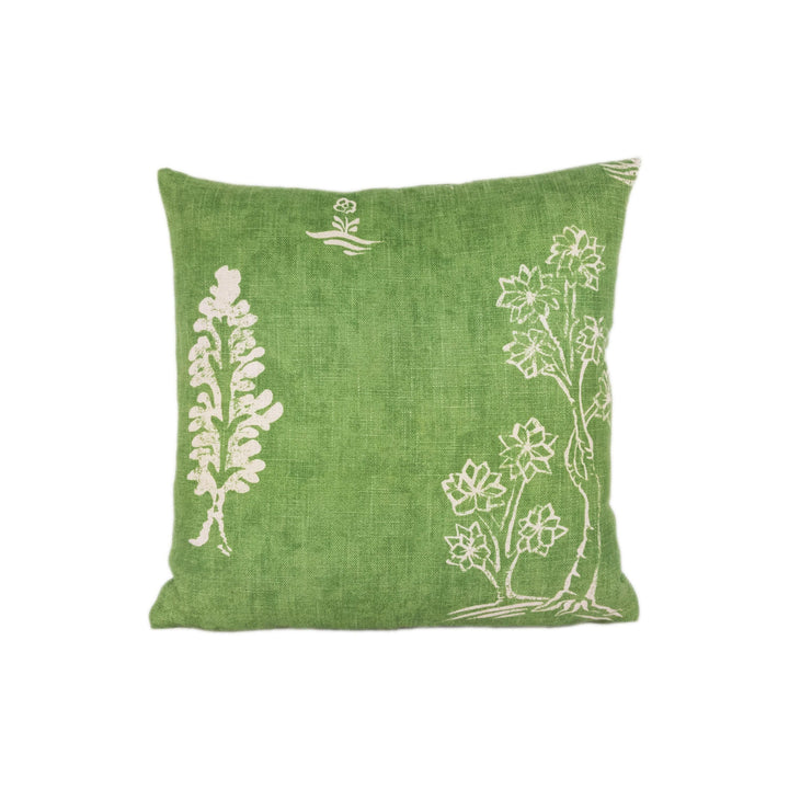 Andrew Martin - Friendly Folk - Basil Green - Vibrant English Folklore Inspired Designer Cushion Cover - Luxury Throw Pillow - Handmade Home.