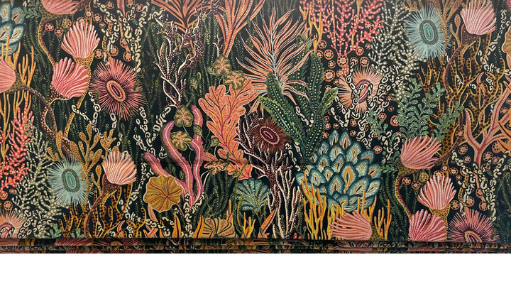 Harlequin - Acropora - Brazilian Rosewood / Nectar / Tree Canopy  - Professionally Made Roman Blind Made to Measure Designers Home Decor.