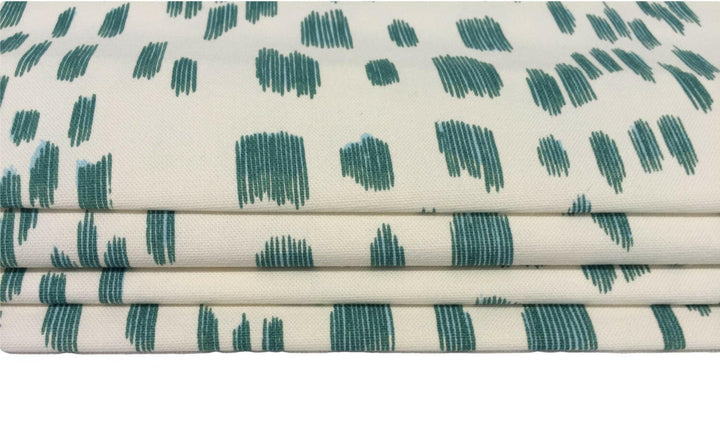 Brunschwig & Fils Les Touches Aqua Made To Measure Professionally Made Roman Blind.