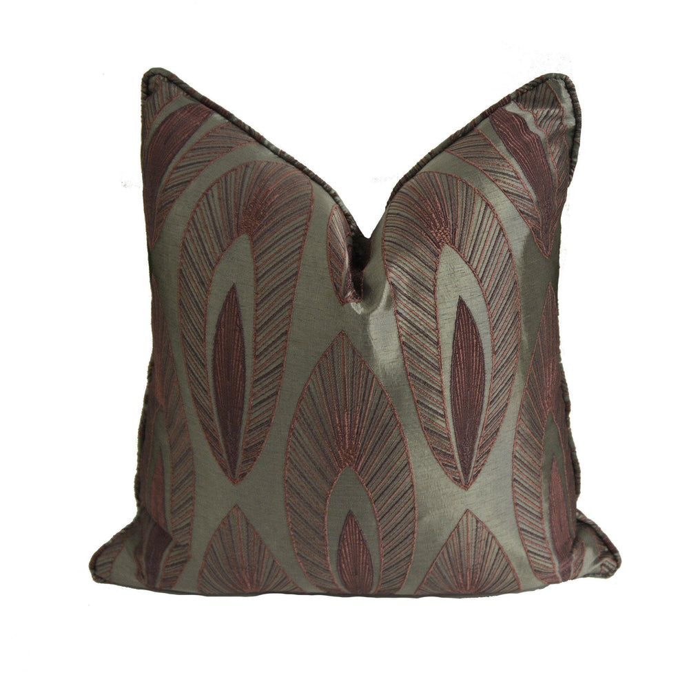 ILiv - Arrow Leaf - Amethyst - Stunning Designer Home Decor Cushion Cover Throw Pillow.