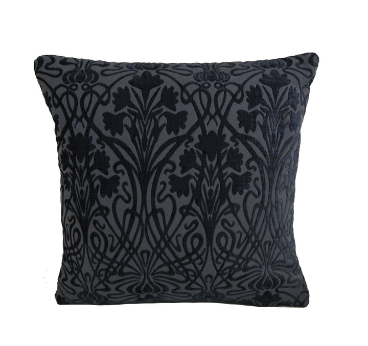ILiv - Tiverton - Indigo  - Designer Cushion Cover Handmade Throw Pillow.