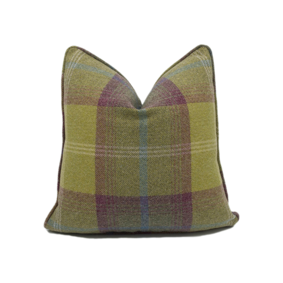 Porter & Stone - Balmoral - Pistachio - Cushion Cover Pillow Throw Stunning Self Piped.