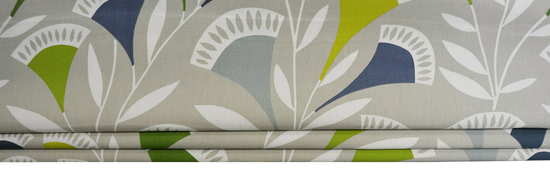 Scion - Noukku - Citrus / Glacier / Biscuit - Professionally Made Roman Blind Made to Measure.