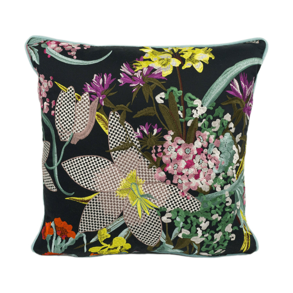 Christian Lacroix for Designers Guild - Josephine - Reglisse - Stunning Floral Cushion Cover - Handmade Throw Pillow - Designer Home Décor.