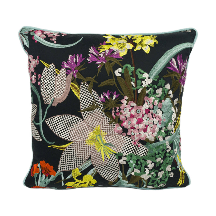 Christian Lacroix for Designers Guild - Josephine - Reglisse - Stunning Floral Cushion Cover - Handmade Throw Pillow - Designer Home Décor.