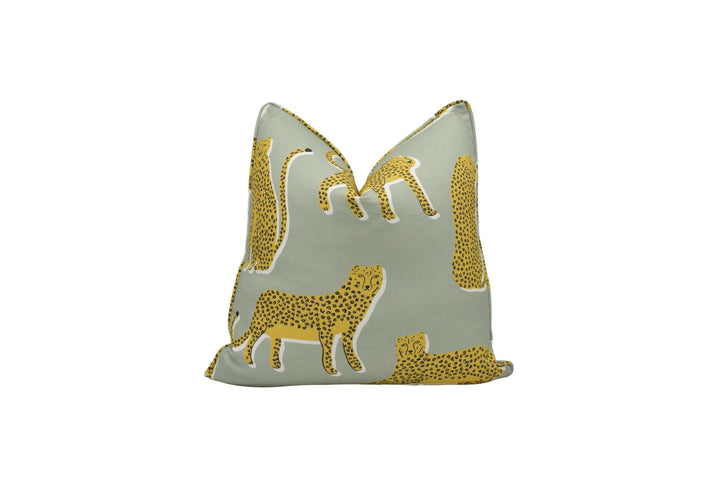 Scion - Lionel - Honey - Confident Playful Lion Cat Cute Designer Cushion Cover - Luxury Throw Pillow Handmade Home Decor Scatter Sofa.