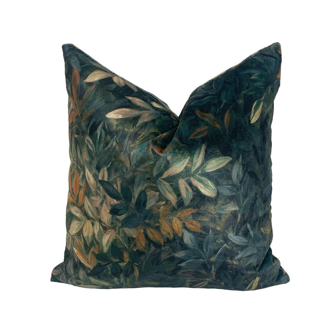 Clarke and Clarke - Congo - Antique Velvet - Dramatic Tropical Rainforest Designer Cushion Cover - Luxury Throw Pillow - Handmade Home Decor.
