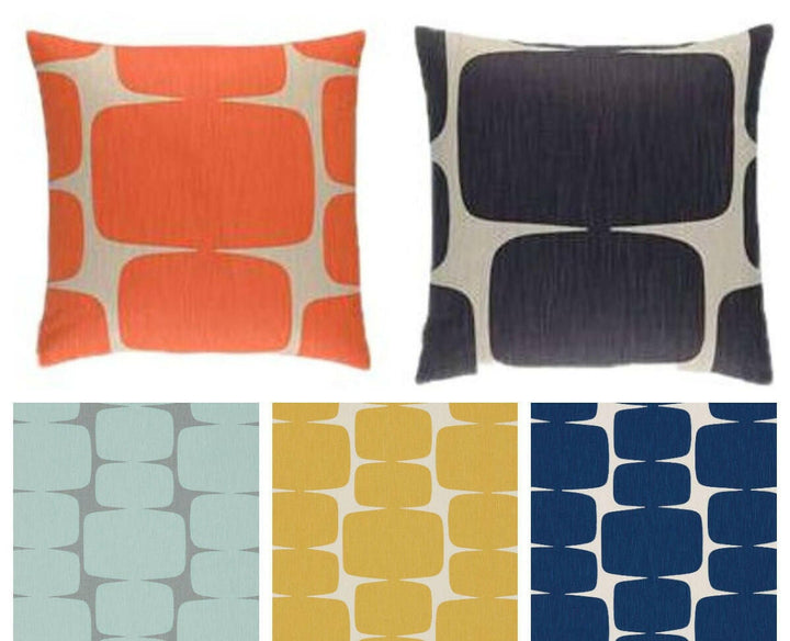 Scion - Lohko - 5 Colourways Available - Retro - Scandinavian - Abstract Boulder Cushion Cover - Handmade Throw Pillow - Designer Home Decor.