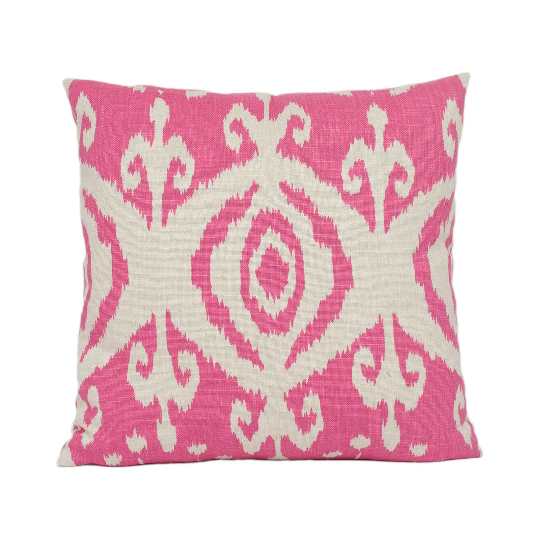 Andrew Martin - Volcano - Paradise - Bold Vibrant Ikat Print Cushion Cover - Handmade Throw Pillow Designer Home Décor.