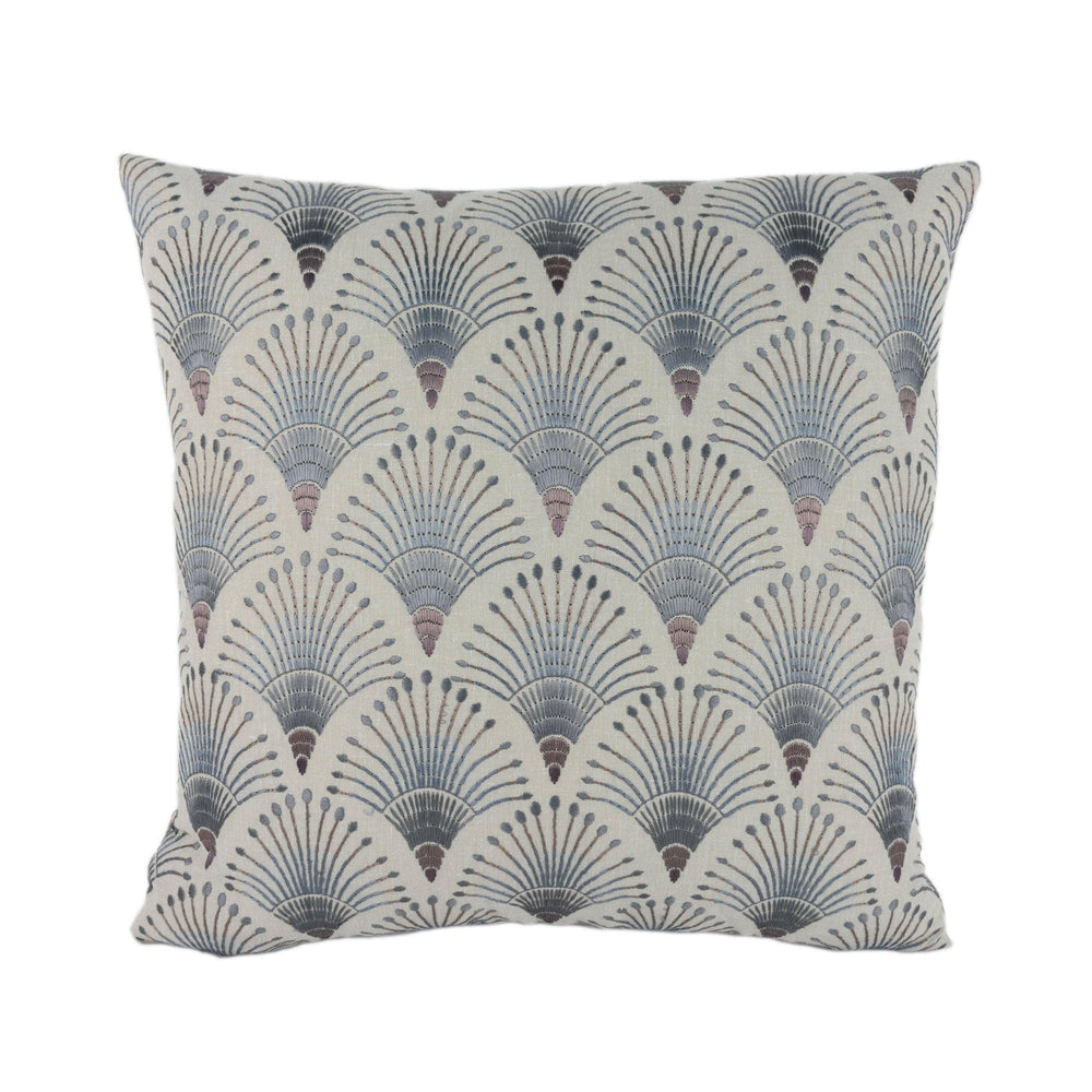 Iliv - Camille - Steel - Stunning Designer Embordered Cushion Cover Throw Pillow Home Decor.
