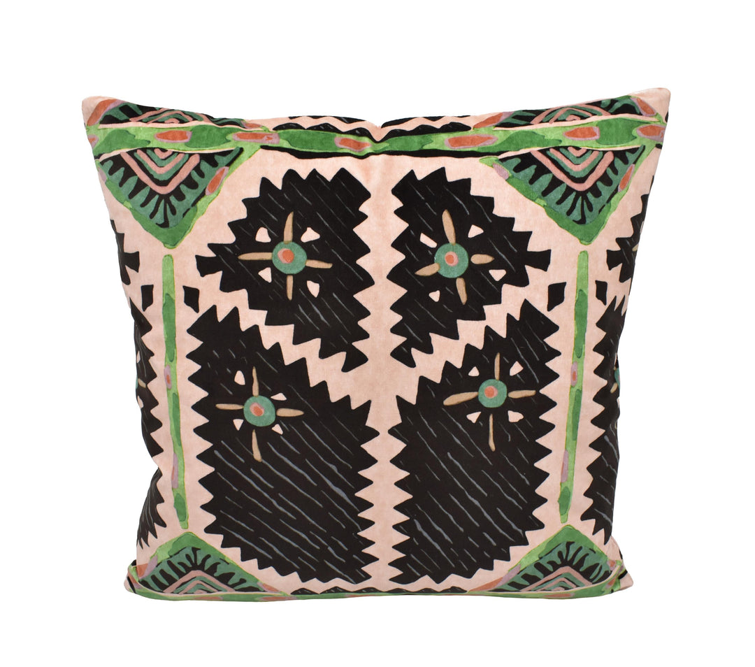 Harlequin - Brocha - Blush / Charcoal  Stunning Handmade Cushion Cover Designer Home Décor Velvet Throw Pillow